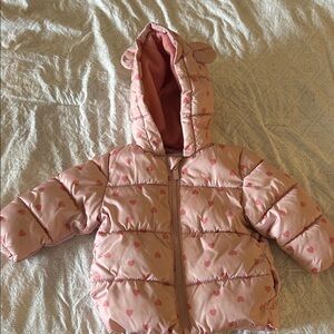 Old Navy Pink Heart Kids Jacket